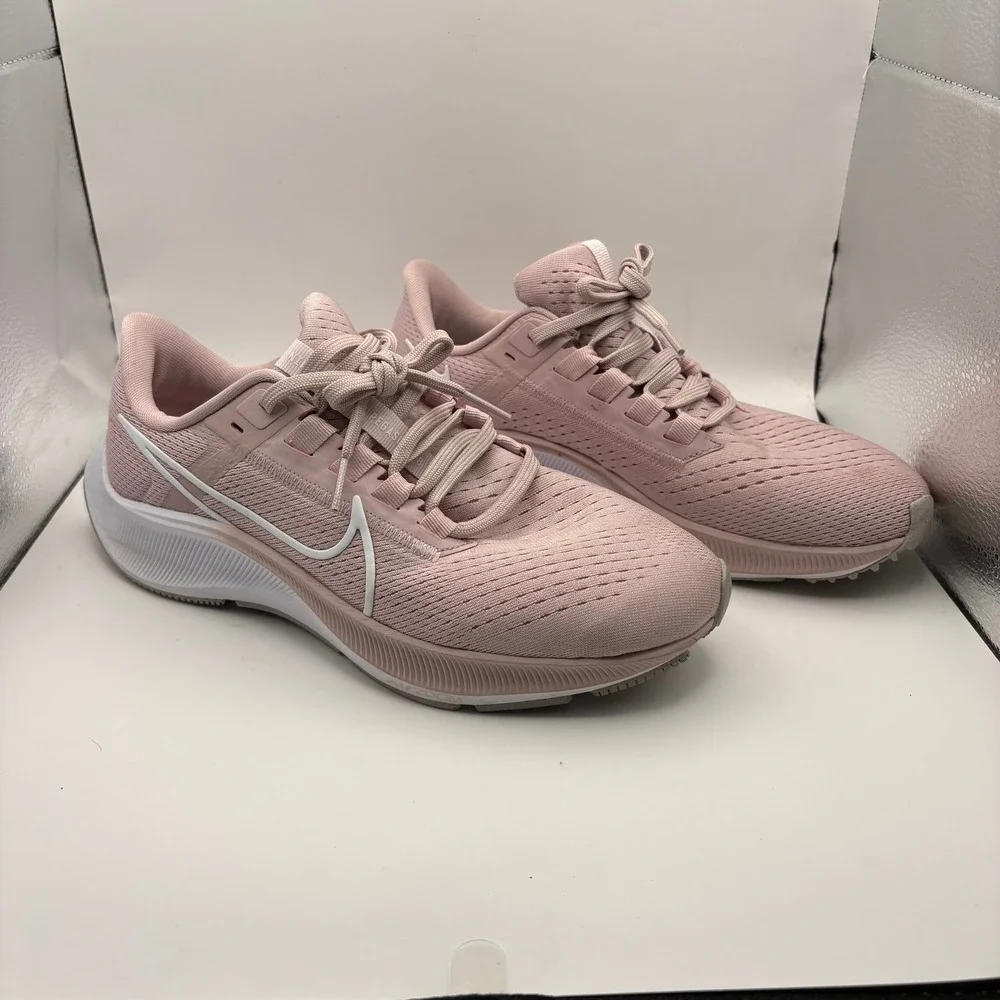 Nike Air Zoom Pegasus 38 Womens Pink Running Shoes CW7358-601 Size 8